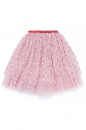 Tulle skirt with a logo, zdjęcie 2 Tulle skirt with a logo od Gucci Kids